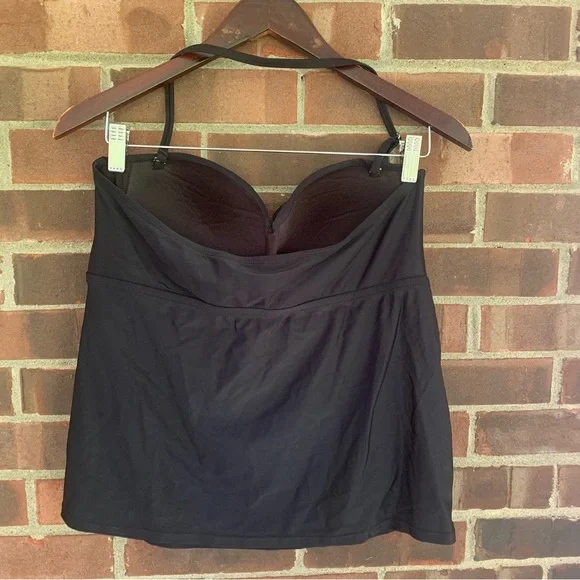 Catalina black Swim Top Removeable Strap Women’s XL - Picture 4 of 5